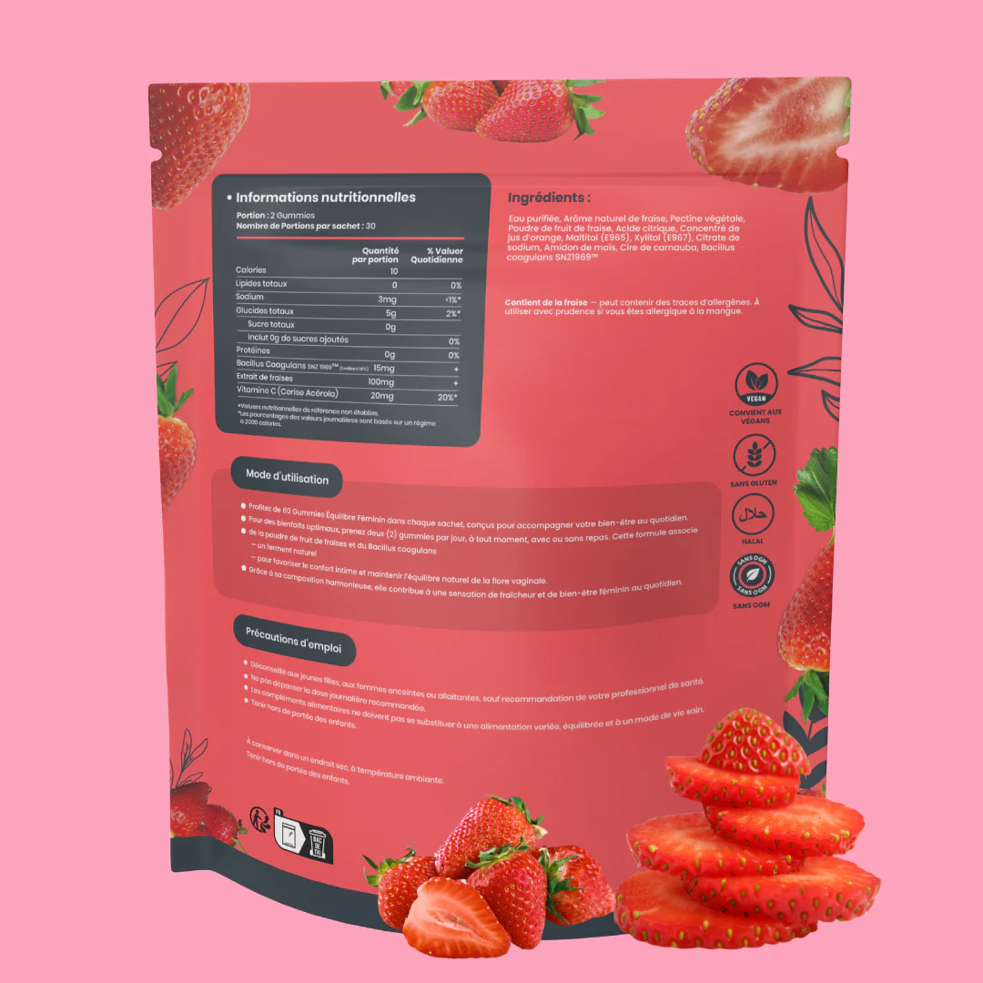 Gummies Équilibre Féminin - Fraise x1 - Image 9