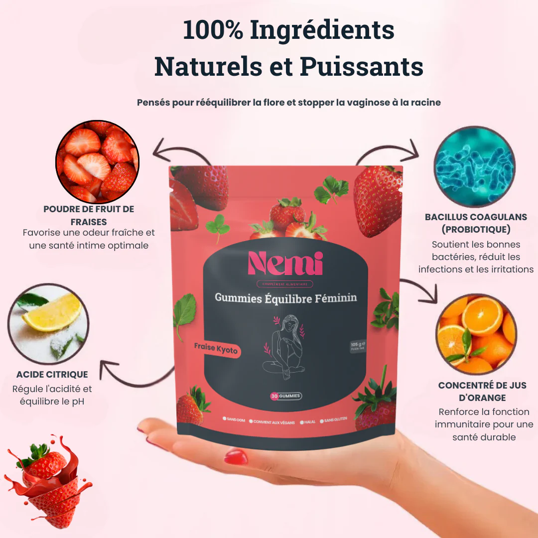Gummies Équilibre Féminin - Fraise | Pensés Par Vous - Image 6