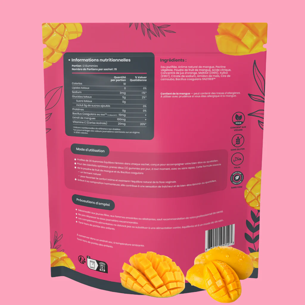 Gummies Équilibre Féminin - Mangue | Édition Limitée - Image 10